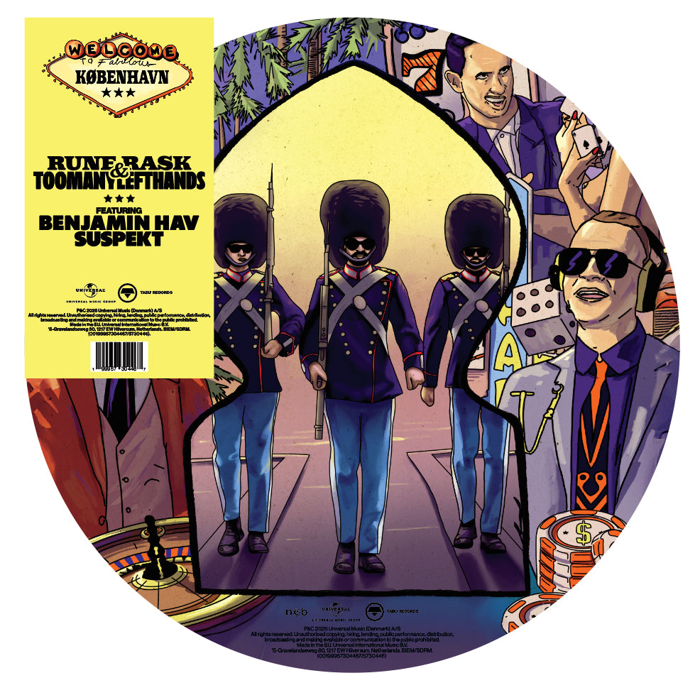 Rune Rask & TooManyLeftHands - København (Feat. Suspekt & Benjamin Hav) (Picture Vinyl) - PREORDER - UDE 11.04.26