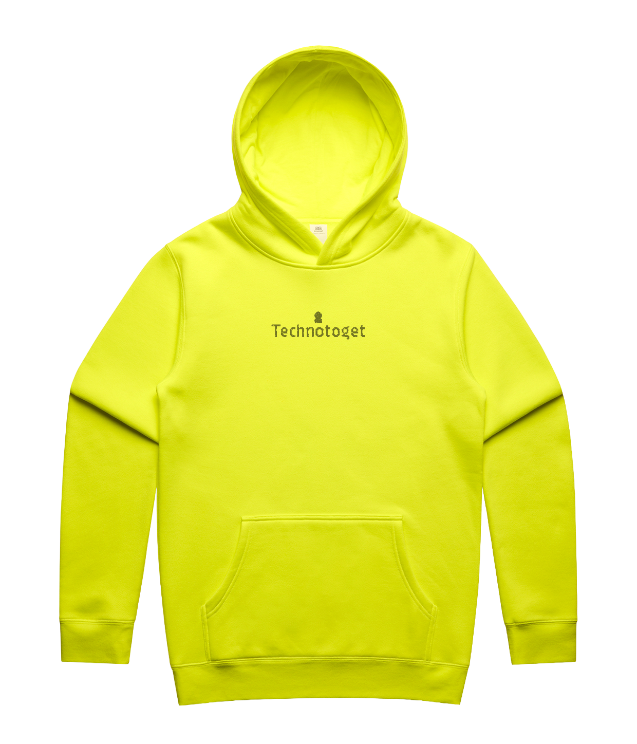 Rune Rask - TechnoToget, Neon Gul Hoodie