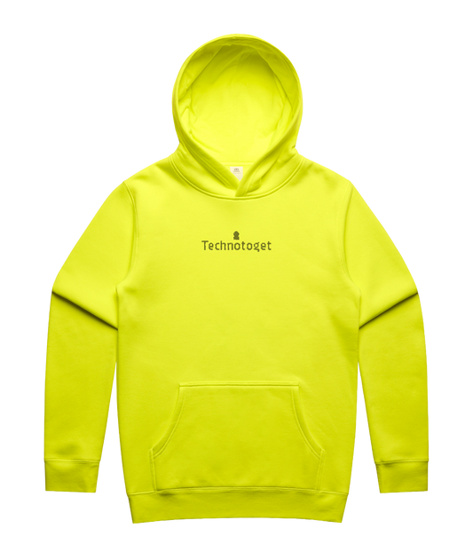 Rune Rask - TechnoToget, Neon Gul Hoodie